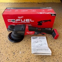 Milwaukee M18 FUEL18V Lithium-Ion Brushless Cordless 21MM DA Polisher (Tool-Only)