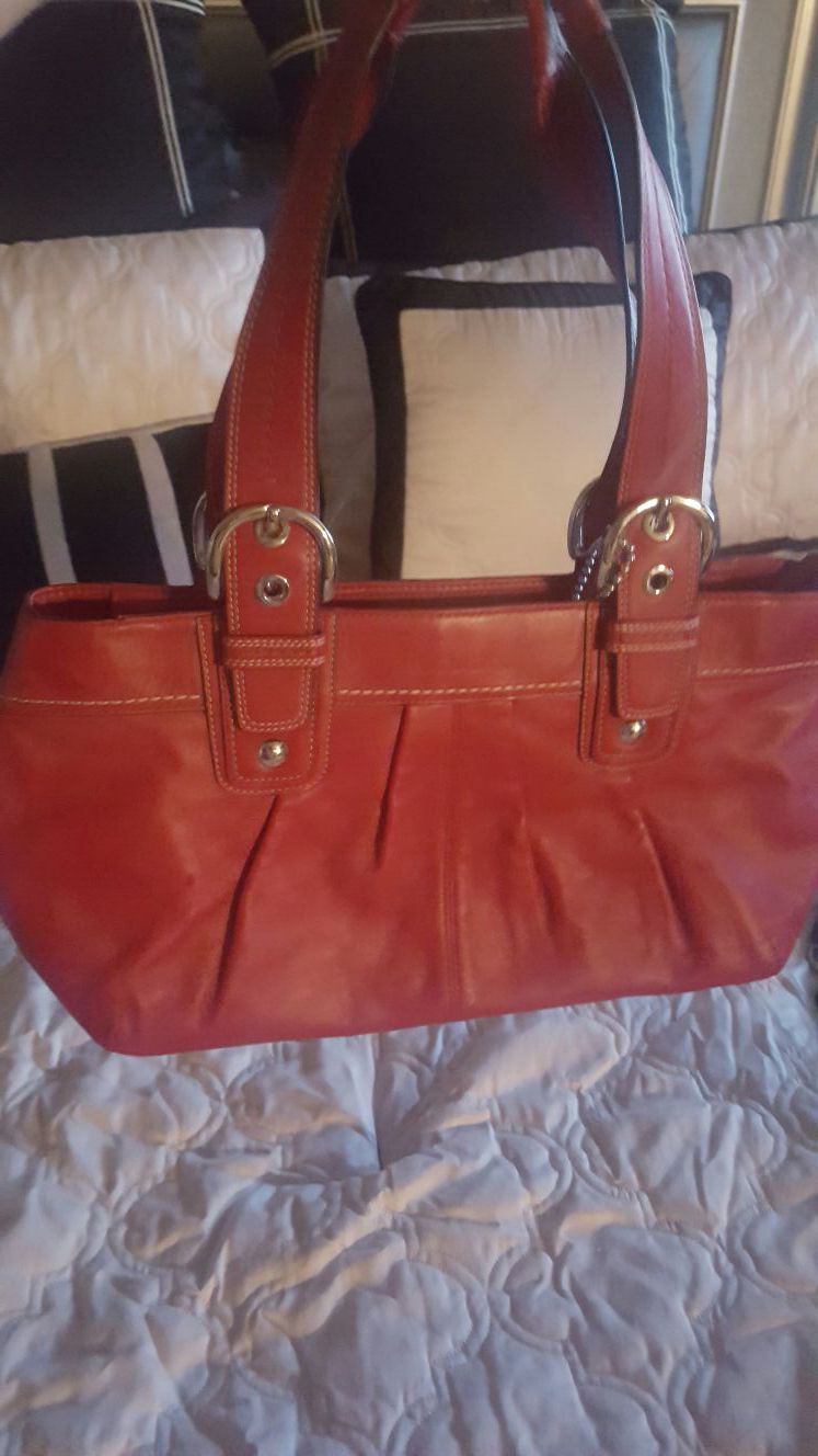 Designer Coach handbag purse