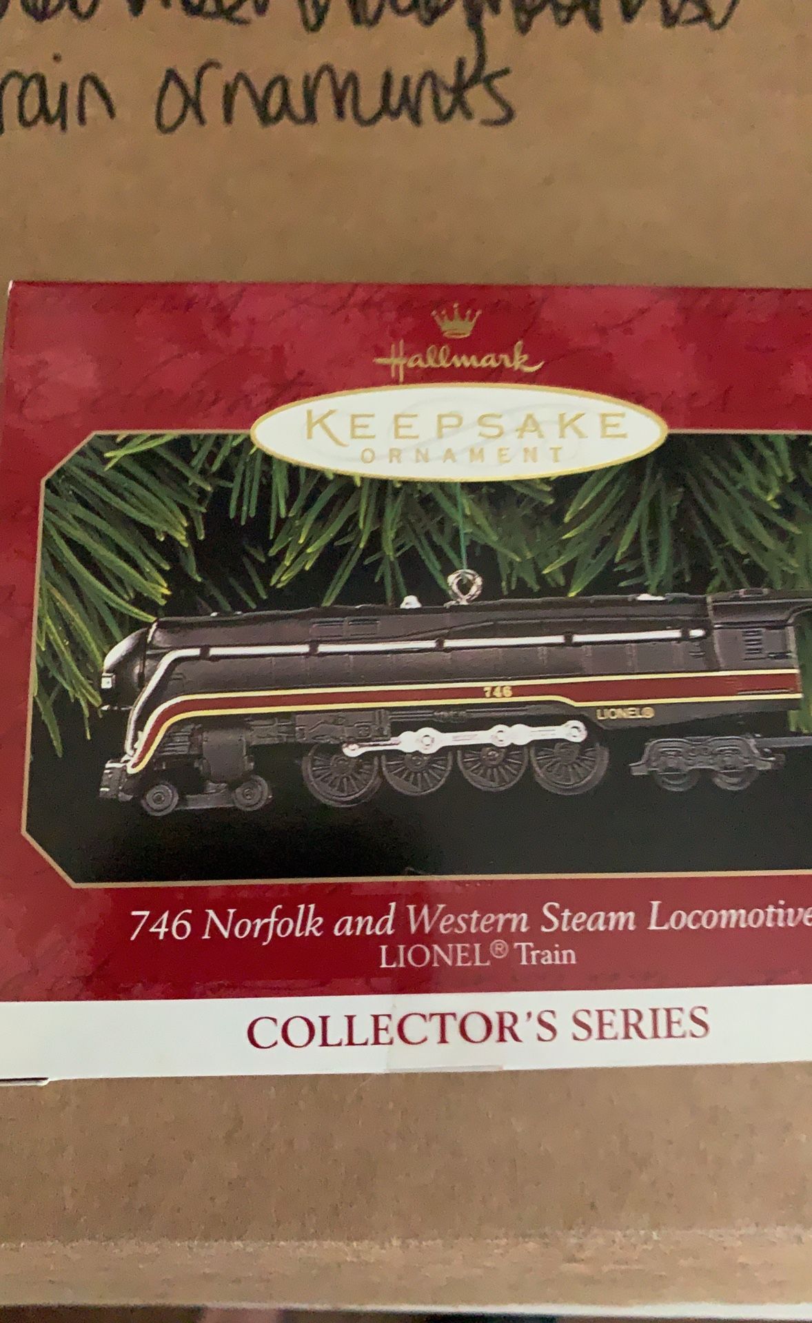 Lionel Die Cast Hallmark Collector’s Train Ornaments