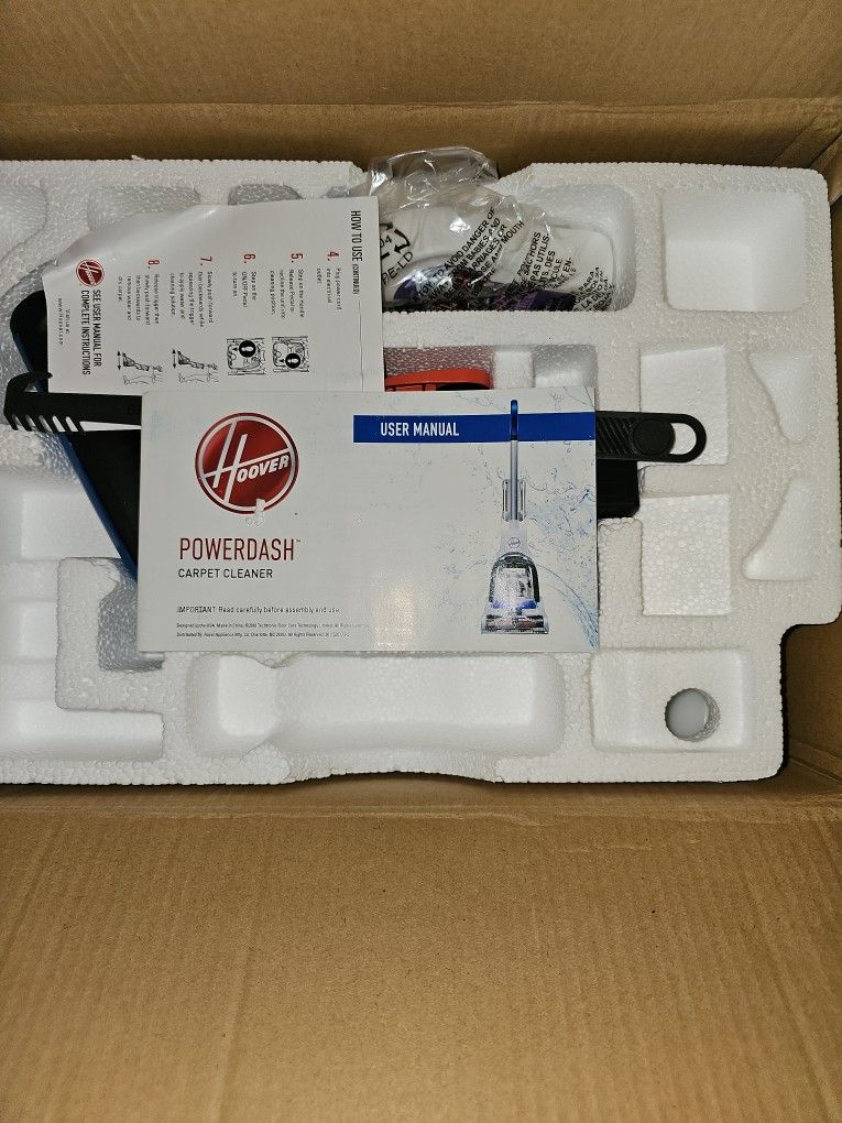 Hoover Powerdash Carpet Cleaner -new