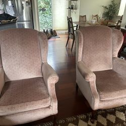 FREE VINTAGE WINGBACK CHAIRS