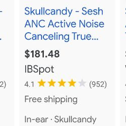 New In Box Skullcandy Sesh ANC Active Wireless 