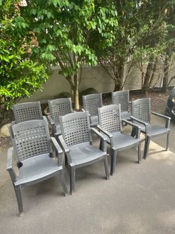 8 Patio chairs ( Bundle )