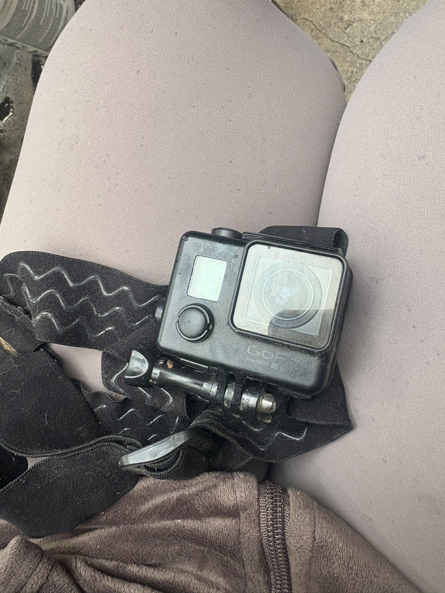 GoPro Camera + Chest Mount (AS-IS / For Parts)