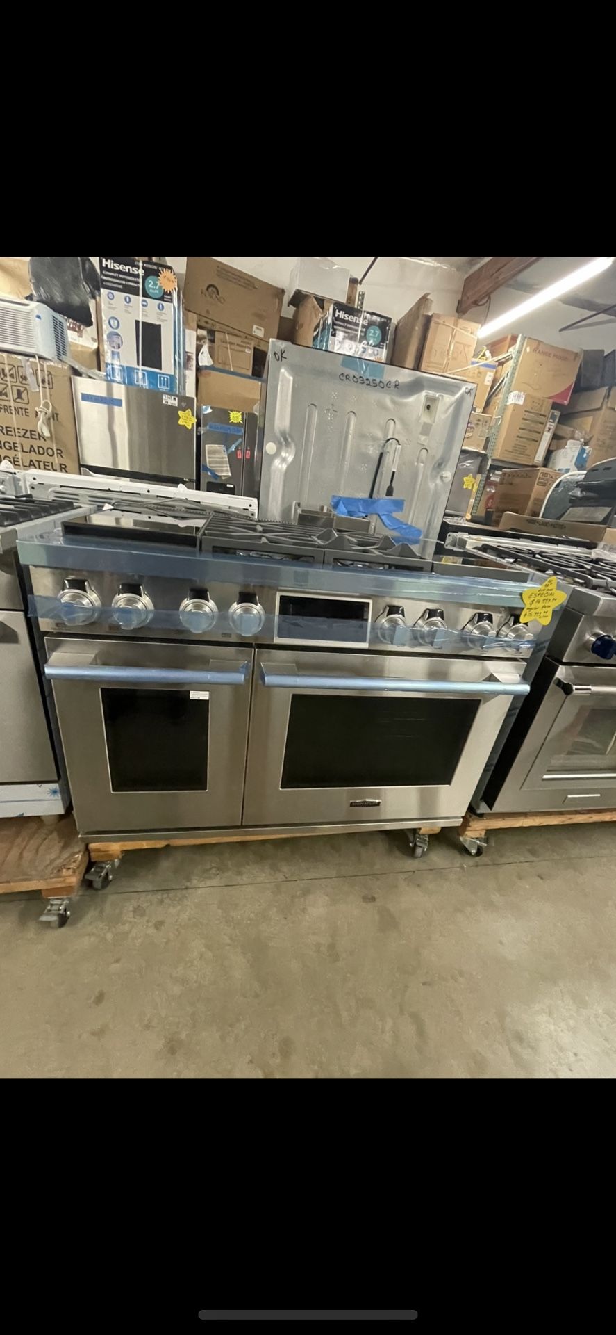 OBO Slide Stove Dual Fuel Gas Range LG SIGNATURE W 48”