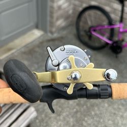 Shimano Tekota 500LC Reel And Fetha Styx Chrome Rod