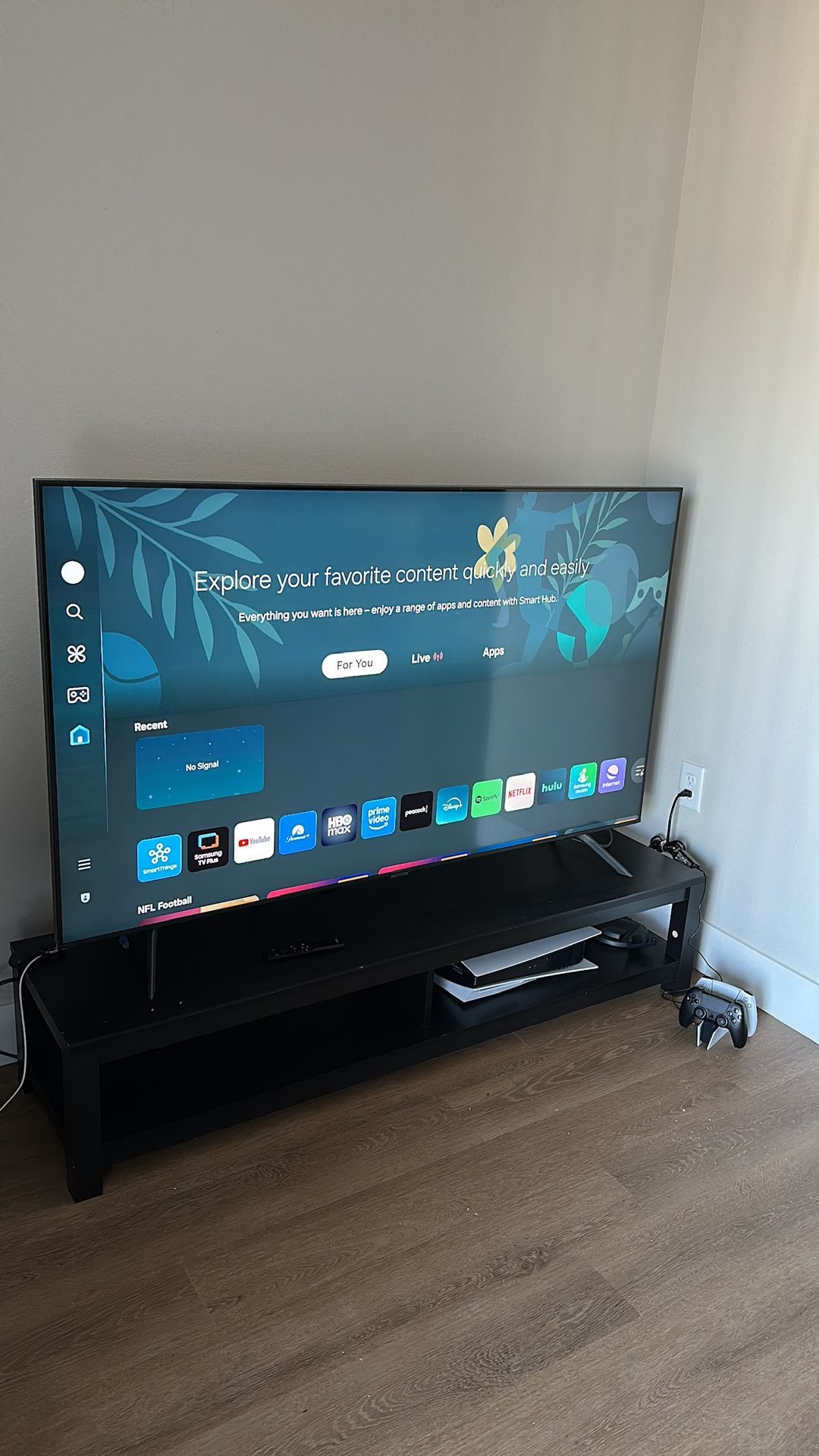 Samsung 65” 4K TV With Stand
