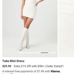 *NEW* Tube Mini Dress