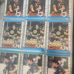 Binder Full Of Hockey Cards