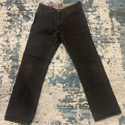 Tommy Hilfiger Men's Black Straight Jeans Sz 32x32