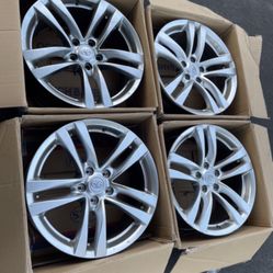 4 - 18x7 5x114.3 5x4.5 Stock Infiniti G35 G37 Q50 Altima Camry Accord Tacoma Wheels Rims!!