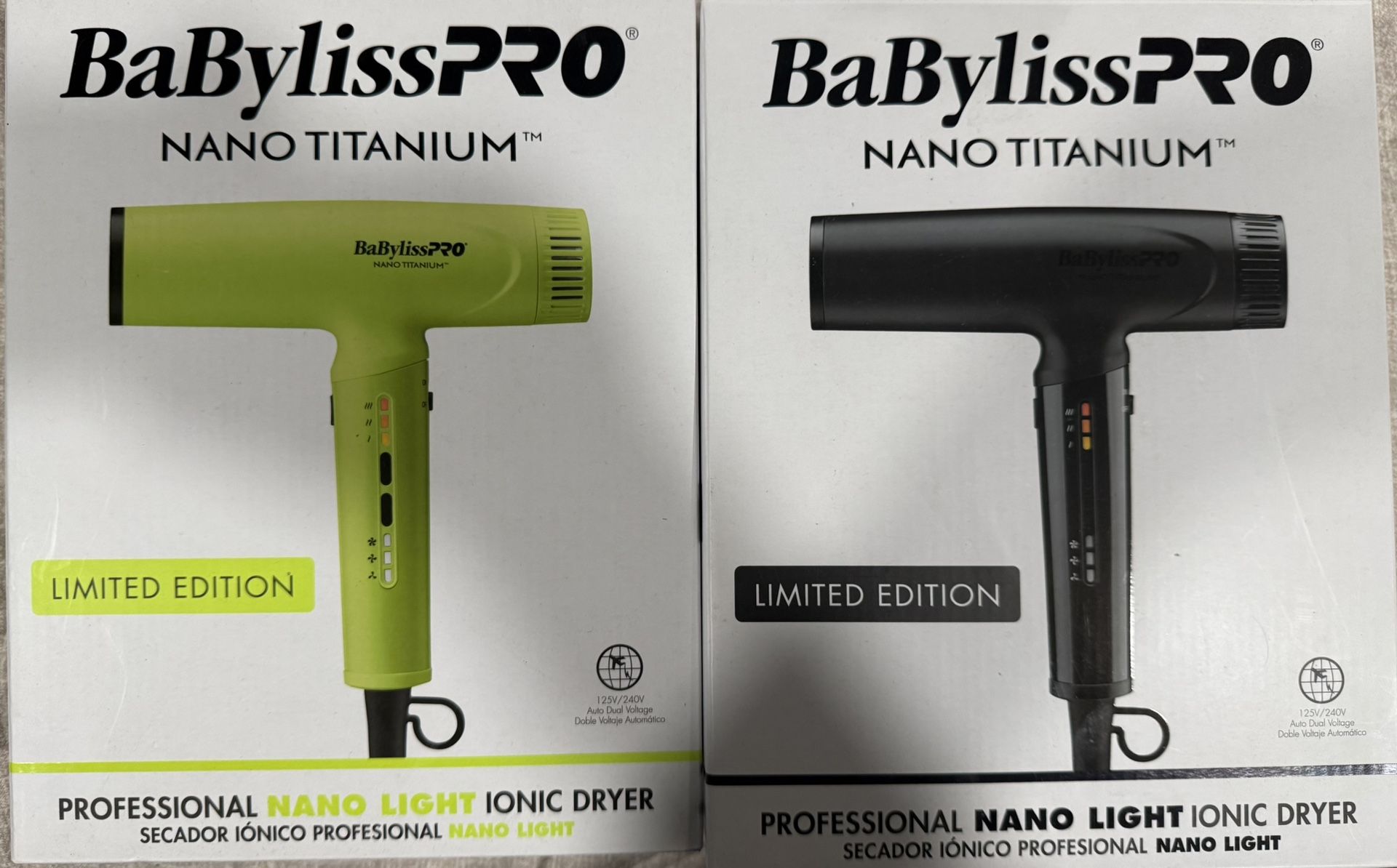 BaBylissPRO Nano Titanium Light Ionic High Speed Hair Dryer