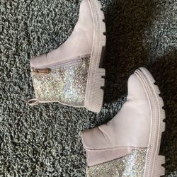 Light Pink Fashion Boots Girls