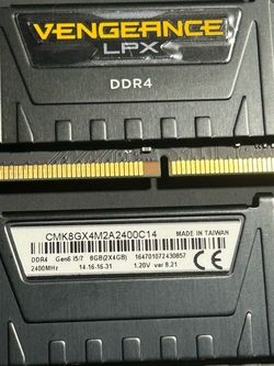 Corsair Vengence LPX DDR4 2400mhz 8GB (2x4GB kit)