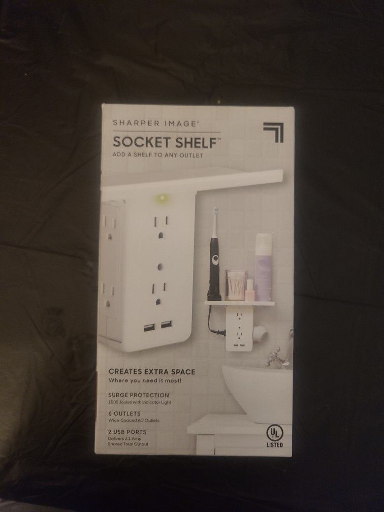 Socket Shelf- Sharper Image