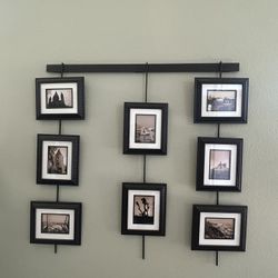 Hanging Photo Display With Frames 