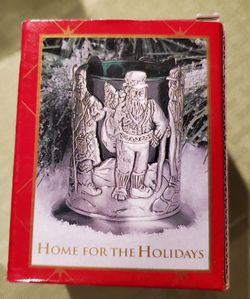Home for the Holidays Christmas Candle Holder