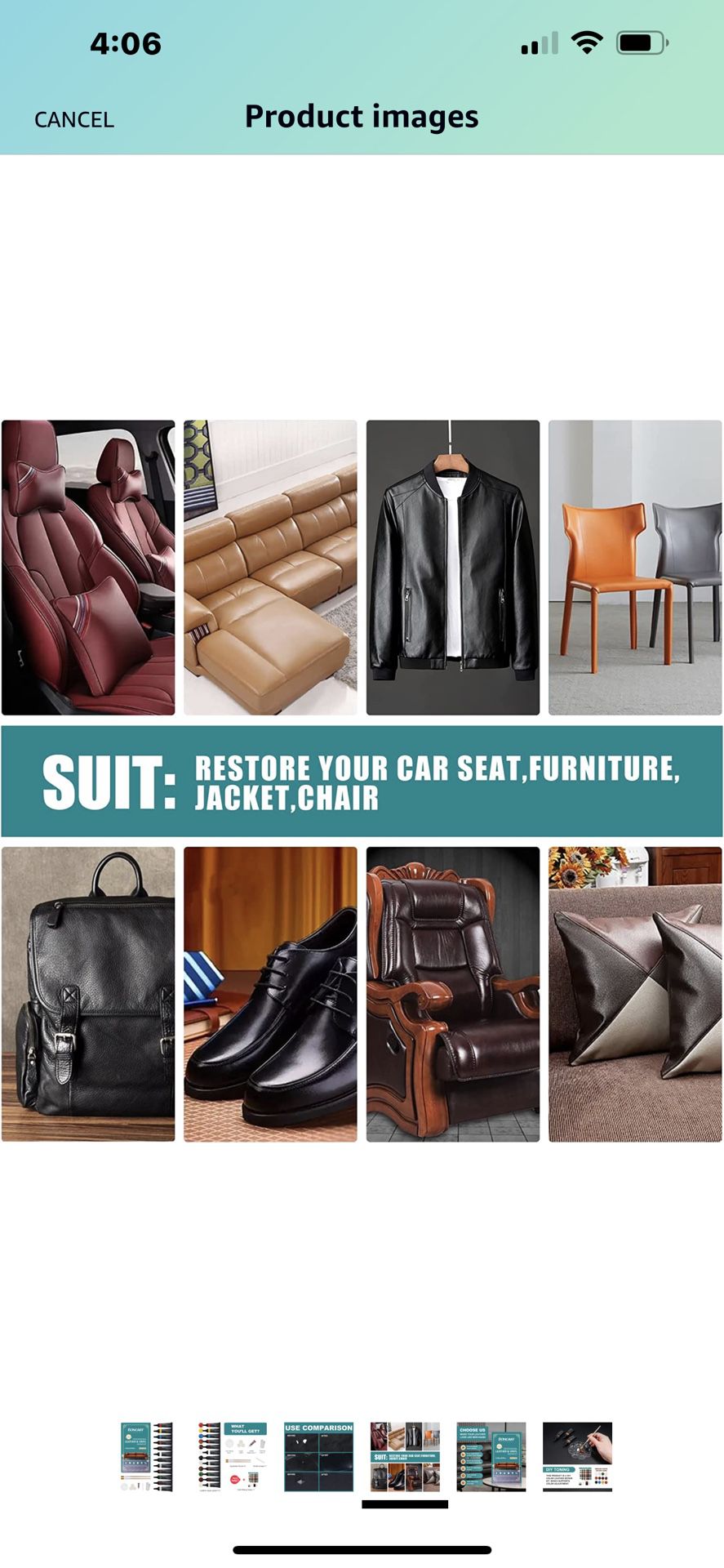 Boncart Professional Leather & Vinyl Repair Kit 12 Colors - Sofa,Clothing,Bags