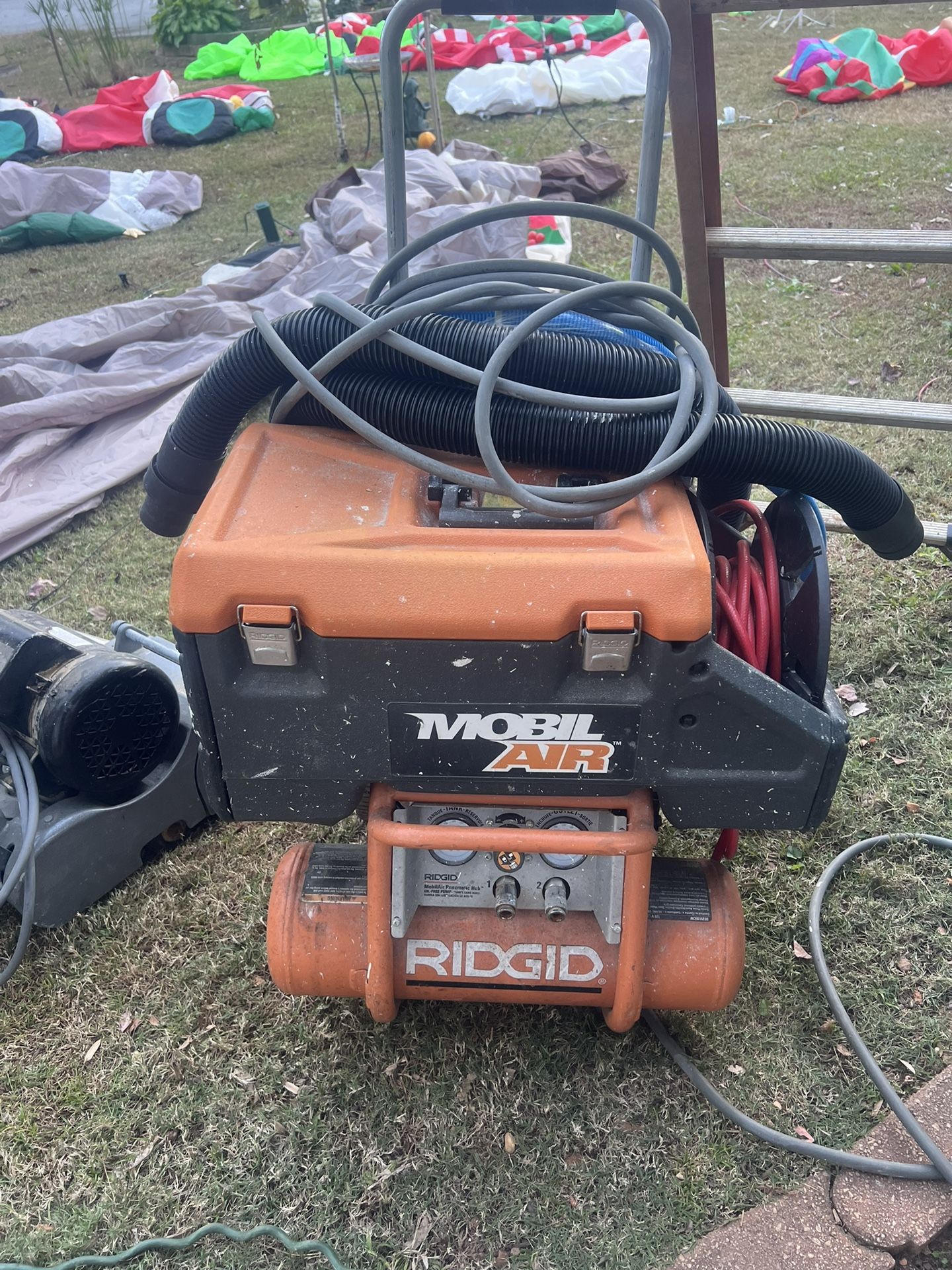 Ridgid Air Compressor With Basket