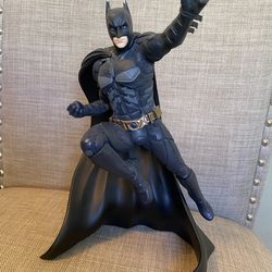 Batman Action Figure Black Costume Damaged Hand Comic Book Heroes Plastic