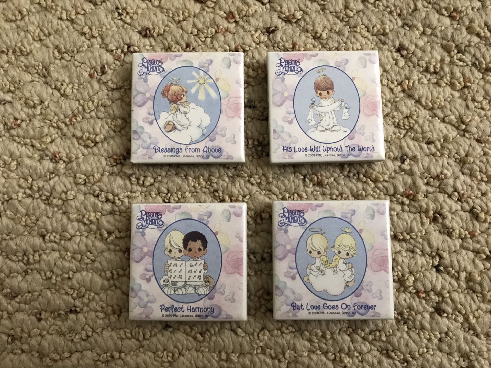 Collectible 4 Precious Moments Magnets