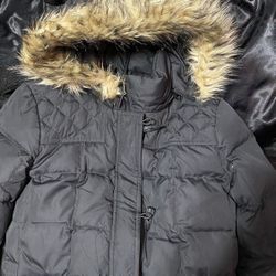 Women’s Ralph Lauren fur hoodie jacket