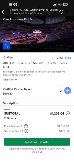 Karol G Tour Tickets