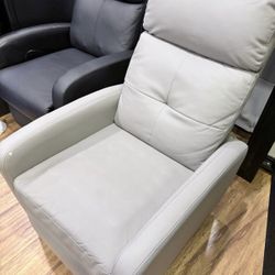 Grey Manuel Recliner Chair