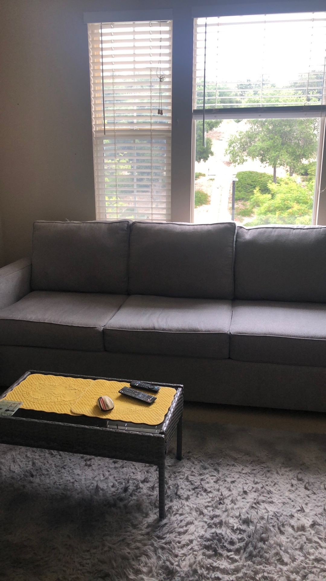 Like Brand New 3 Seater Couch With Loveseat Grey