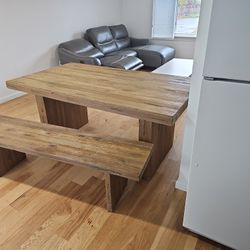 Dining Table FARMERS style With Bench