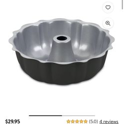 Two Cuisinart Fluted Cake Pans 