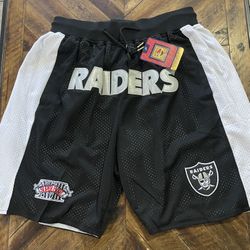 Raider Shorts Sizes: Small , Medium, Large, XL