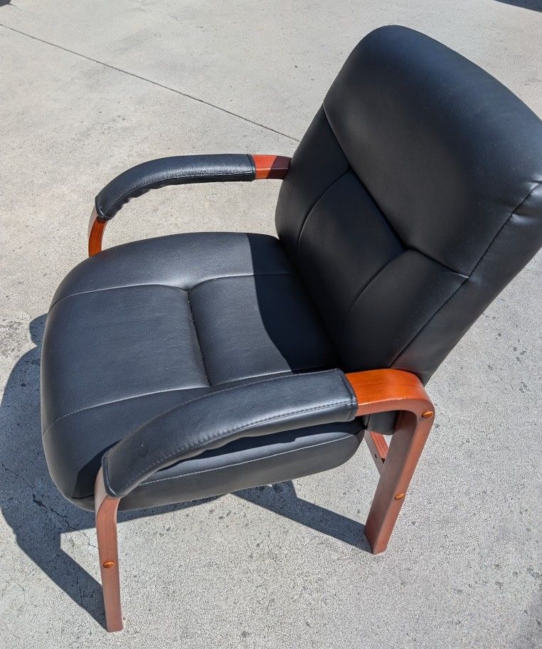 3 Leather Chairs