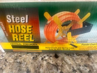 Steel hose reel new in box