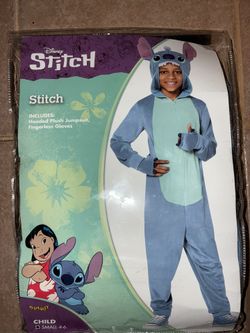 Disney Stitch Costume - Child Size Small 4-6