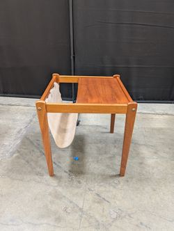 Danish Modern Teak Magazine Rack by BRDR Furbo
