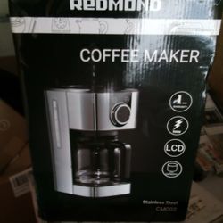 Redmond Programmable Coffee Maker, 10 Cup Stainless Steel 