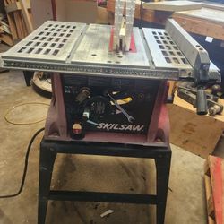 Tablesaw Skilsaw 10 Inch With Stand Cash Only Delivery Available 
