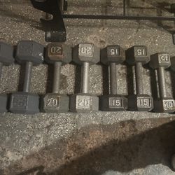 Dumbbell Set And Stand 