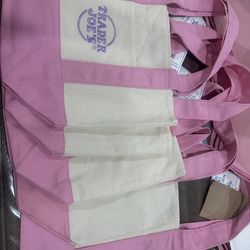 Pink Trader Joes Bags