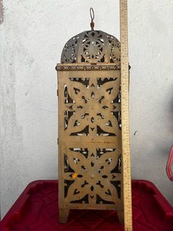Large vintage Moroccan lantern