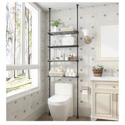 Over toilet shelf