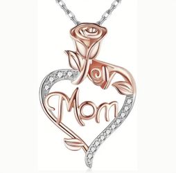 "MOM" Heart Necklace