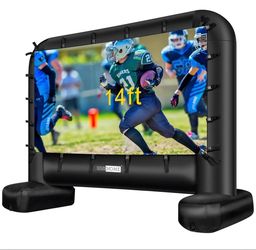VIVOHOME 14ft Inflatable Outdoor Movie Screen