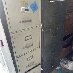 Free Scrap Metal Filing Cabinets And Bed Frame 100% Free