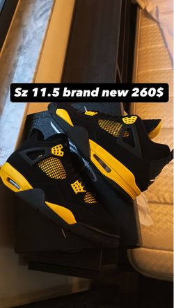 Jordan 4 thunder brand new size 11.5