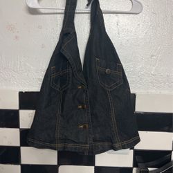 womens jean blouse size large