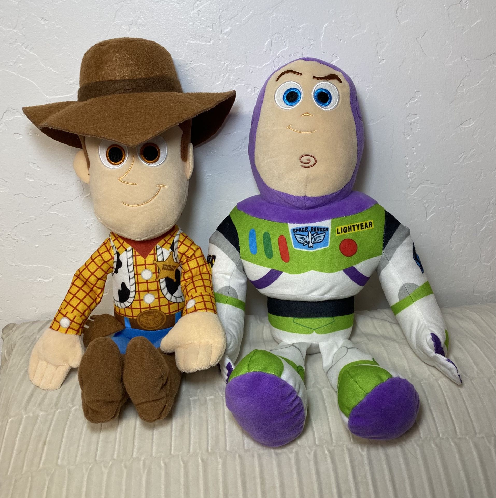 Cowboy Woody & Buzz Lightyear 🚀Toy Story plushes