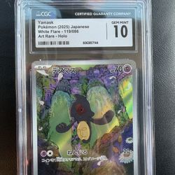 Yamask #119 (JP) CGC Gem Mint 10 Pokemon Slabs