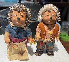 Vintage stieff mecki hedgehog doll
